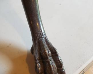 Claw foot antique table 