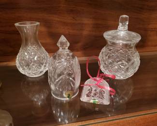 Waterford  glass collector items 
