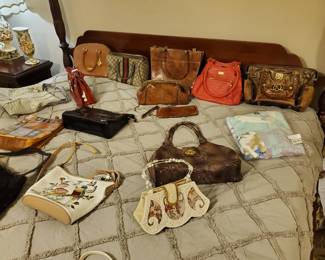 Many , many purses 