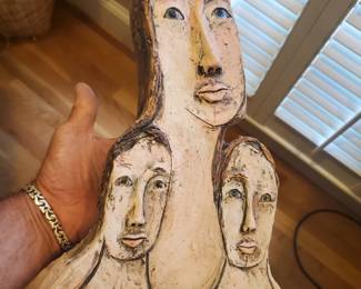Other side of face pottery 
