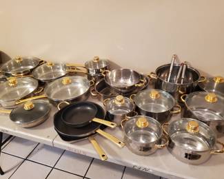 Huge collection of cookware,  