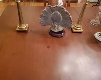 Condition of large table and back side Lladro 