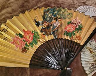 About 3 foot wide oriental fan