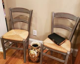 Pair of country Kitchen chairs 