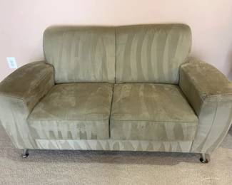 2 piece off white sofa set - $350