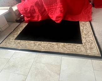 Nice black rug - $75