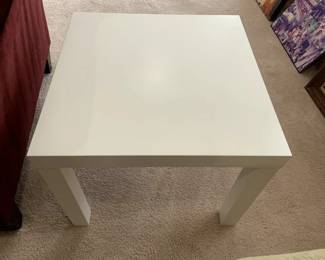 White side table - $10