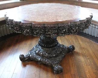 An Exceptional 50inch Chinese Rosewood Center Table