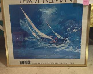 Signed LeRoy Neiman lithograph