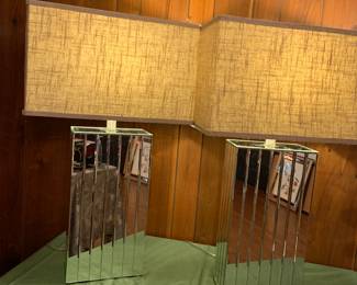 SWAGNIFICENT rectangle mirrored lamps