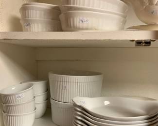 white kitchen wares