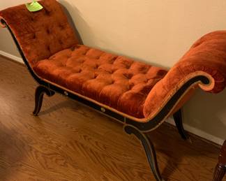 antique sleigh couch