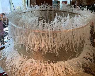 fun feathered universal lamp/light shade
