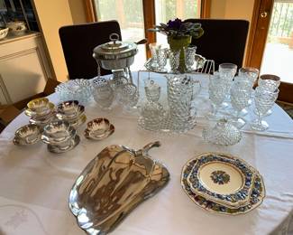 Large collection of Fostoria