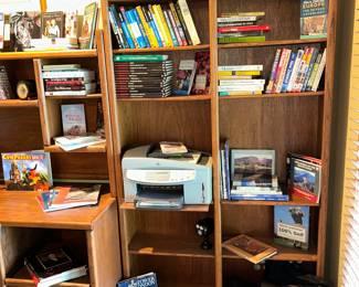 Shelves, office supplies