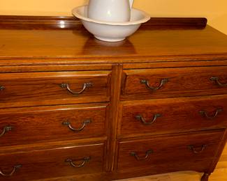 Antique 6 drawer dresser