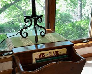 Vintage pine side table