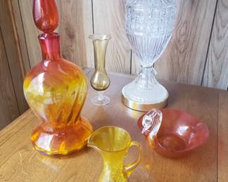 Vintage Glass...Blenko Pitcher