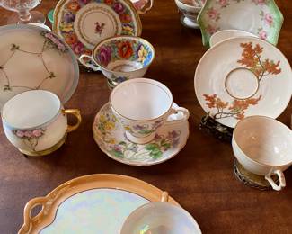 Beautiful assortment of rare tea cups from a number of countries 