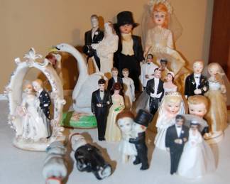 Vintage Wedding Cake Topper Collection