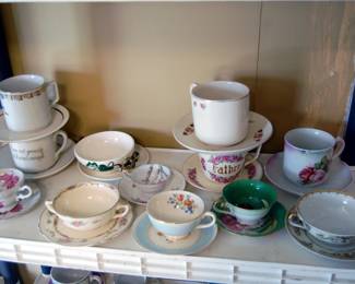 Antique Tea Cup Collection
