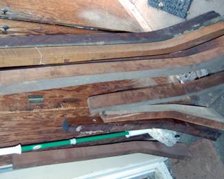 About 10 Muzzle Loading Rifle Stock Blanks Well Aged Walnut & Maple!