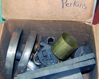 Perkins Windmill Model Hit & Miss Engine Kit Vertical Side Shaft About 12 inch flywheels with Paperwork & Prints