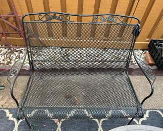 Patio settee