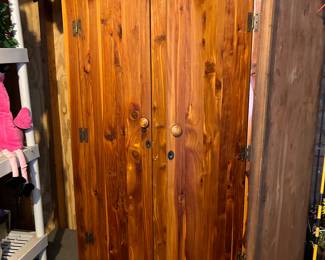 Cedar wardrobe