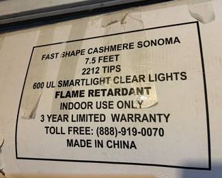 7.5’ Christmas tree