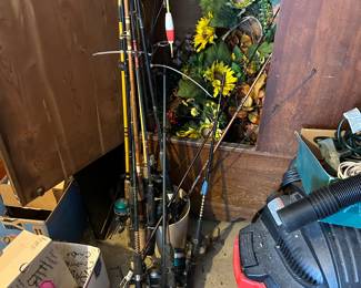 Fishing rods and reels 