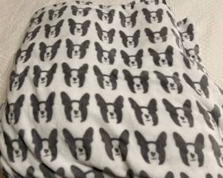 Boston terrier blanket