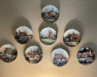 Collector plates - Marty Bell English Country Cottages