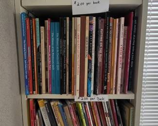 $2 books on left shelves