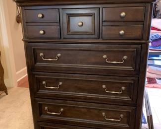 #78	Haverty's Chest of 7 Drawers - (as is finish on bottom) - 40x18x59	 $175.00 
