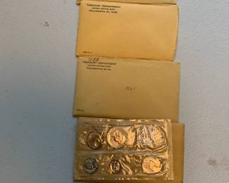 #250	U.S. Proof Sets - 1961-1964 (4 sets) Note 1962 Cent has issues	 $90.00 
