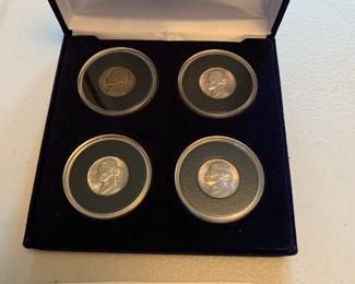 #260	Silver Jefferson Nickel Set of 4	 $20.00 

