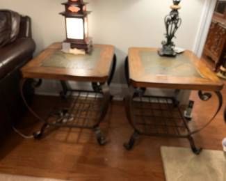 #40	Iron Base Side Table w/slate look inset - 23x28x24	 $60.00 
#41	Iron Base Side Table w/slate look inset - 23x28x24	 $60.00 
