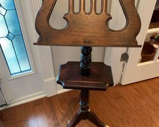 #72	Wood Stained Pine Music Stand - 40x58	 $75.00 
