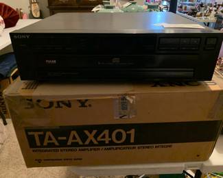 #113	Sony 6 CD Disc Player  TA-AX401	 $35.00 
