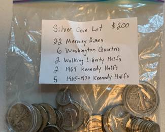 #273	Silver Coin Lot	 $200.00 
