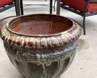 #18	Brown Glazed Ceramic Pot - 17x15	 $40.00 
#19	Brown Glazed Ceramic Pot - 17x15	 $40.00 
