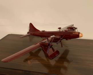 #120	Wood Model B17 Plane (as is propeller Blade) 25x17x8	 $25.00 
