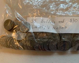 #278	35 Buffalo and Liberty Nickels	 $30.00 
