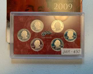#259	2009 State Quarter Silver Proof Set	 $30.00 
