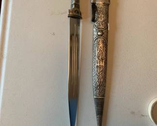 #248	Hand-made Causcasian Dagger w/14" Blade	 $75.00 
