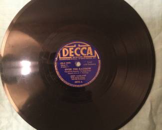 Original Decca Judy Garland “ Over the Rainbow “
