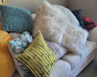 Lots of throw pillows