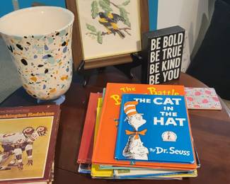 Children's books including Dr Seuss