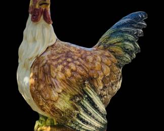 large ceramic chicken